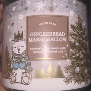 Bath and Body Works Candle Gingerbread Marshmallow